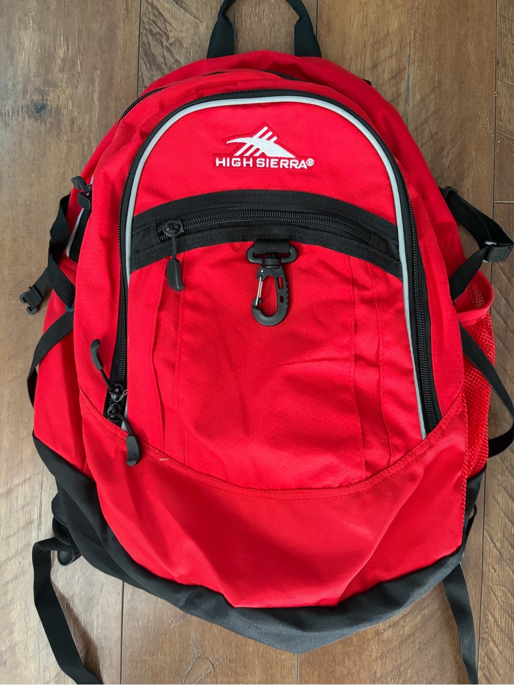 High Sierra Red and Black Men's Backpack - Campus & Commuter Pack